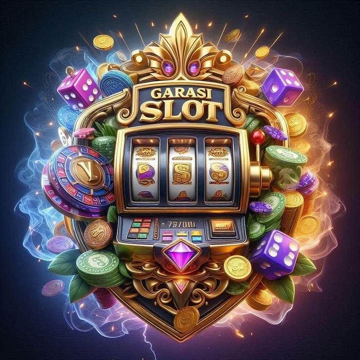 Visual permainan slot modern dengan tema berwarna dan simbol beragam di platform ijp88
